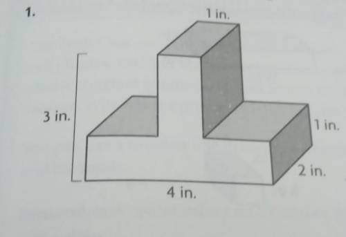 Find the volume of the composite figure​
