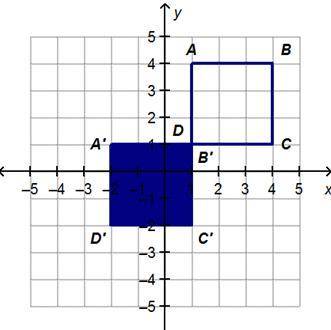 A translation was applied to square ABCD to form A'B'C'D.

Which line segment defines the translat