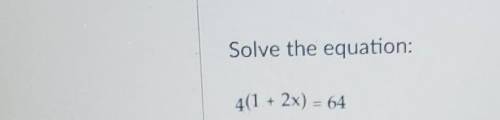 Please solve the equation​