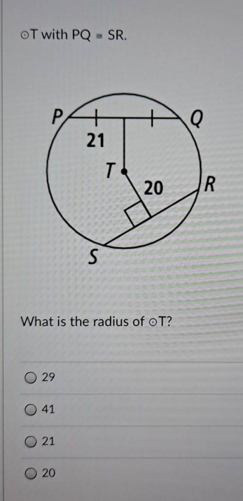 What is the radius of..........​