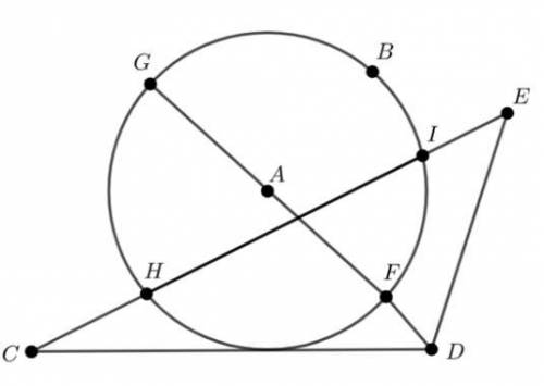 Which of the following segments represent a secant of the circle? Select all that apply.

Question