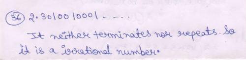 PLEASE HELP

Identify each number as rational or irrational. Explain. 2.3010010001...