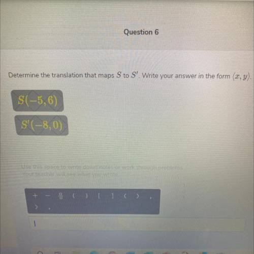 Help what is the answer ?? What is the is the translation coordinate