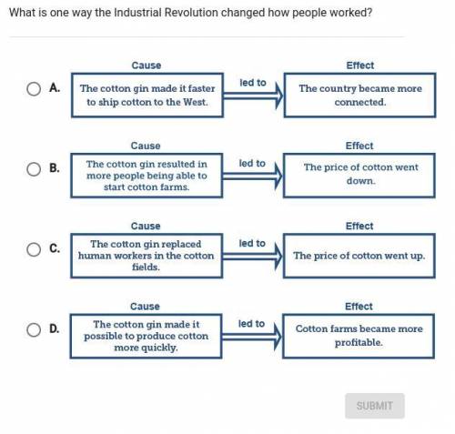 What is one way the Industrial Revolution changed how people worked? (Picture included)