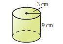 Use a net to find the surface area of the cylinder. Use 3.14 for .