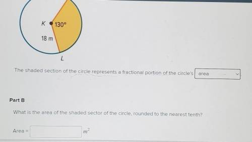What is the area of the shaded sector of the circle, rounded to the nearest tenth? No links or I wi