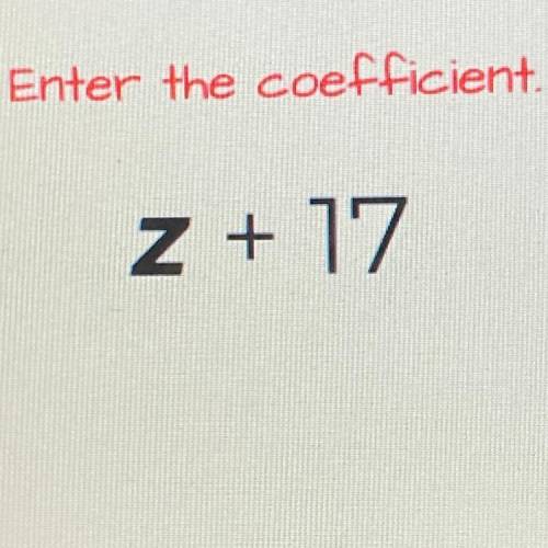 What’s the coefficient?