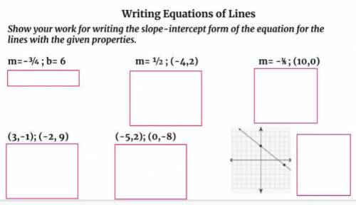 Lines of equations. please help me. i will give you 5 stars, and brainlist.