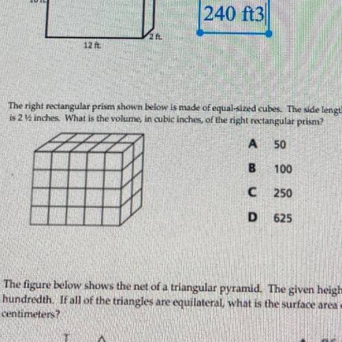 What is the volume of the cube