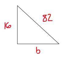 Find the missing side length of the right triangle.