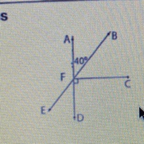 Name an angle 
D) 130°