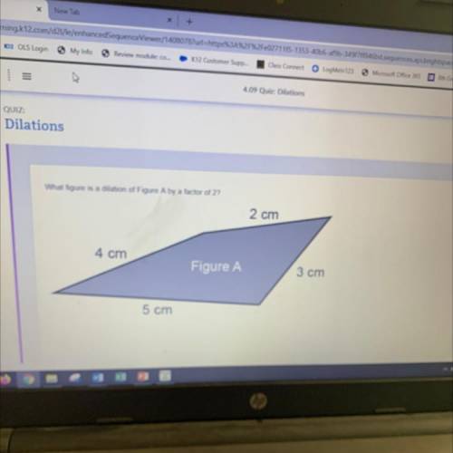 What figure is a dilation of Figure A by a factor of 2?
