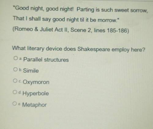 Shakespeare, Romeo and Juliet. Please help. ​