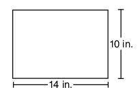 The figure below shows a scale diagram Sarah drew of the patio of her house. The actual length of t