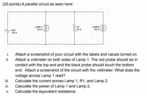 Based on that circuit above, how would I solve for parts 3,4, and 5? Thank You