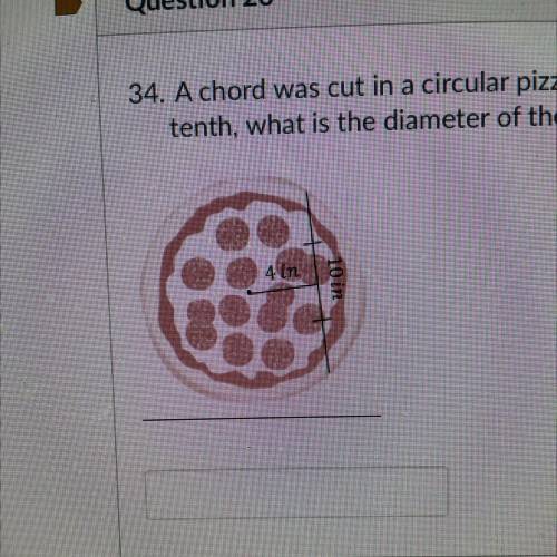 What’s the diameter of the pizza?