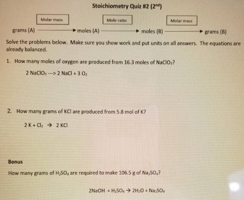 PLEASE HELP ASAP!! Please answer and show work for answers 1 and two. I will not give brainliest if