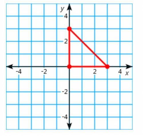 Pls help

The acute angles of the right isosceles triangle are congruent. You rotate the triangle