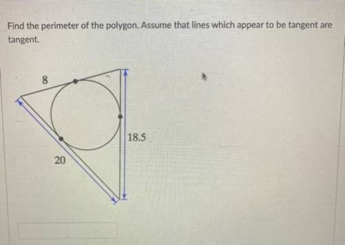Find the perimeter of the polygon. PLEASE HELP ME