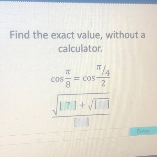 Find the exact value
