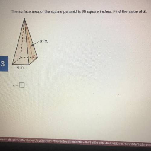 How do I find the x? What the answer