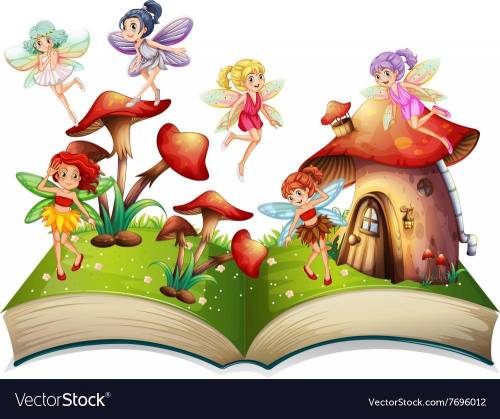 Write a composition on Garden fairies with the help of the pic (u should add adjectives also )