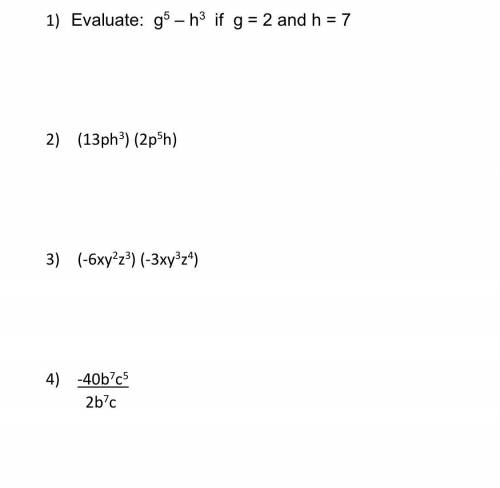 PLEASE HELP WITH ALL QUESTIONS WORTH ALOT OF POINTS