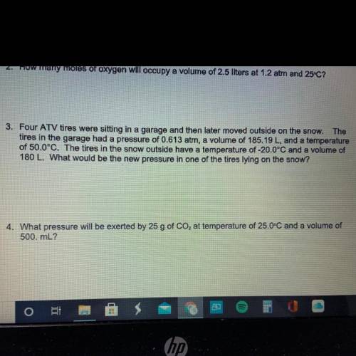 Need help with #3 and #4