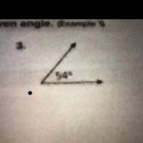 Give The measures of the angle that is complementary to the given angle