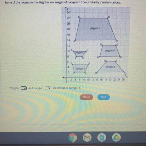 Geometry

Need help!! NO LINKS
Some of the images in the diagram are images of polygon 1 from simi