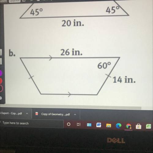 Find the area of the trapezoid 
Please help!