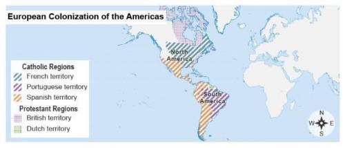 How did colonization in North America compare to colonization in South America?

There were only C