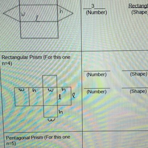 PLEASE HELP! 
What shapes do I need to use to find the surface area? (How many of each shape)