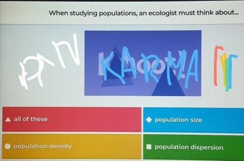 when studying populations an ecologist must think about all of these population size population den