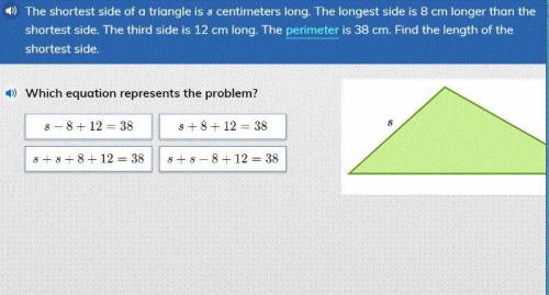 Which equation represents the problem? WILL CHOOSE BRAINLIEST