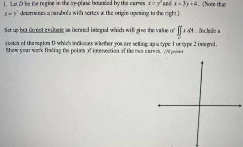 Help in set up the integral
