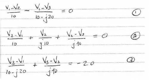 Given the following set of equations, construct the corresponding circuit.