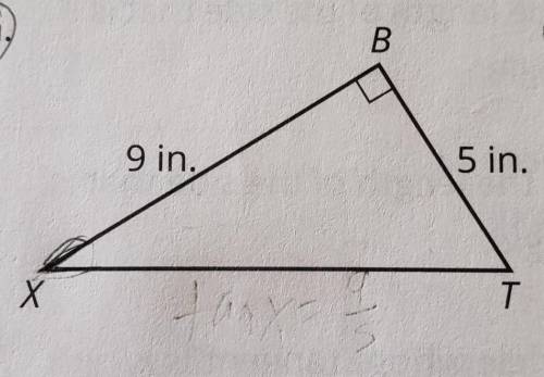 I need to find x using tangent and have 0 clue what I'm doing.help?​