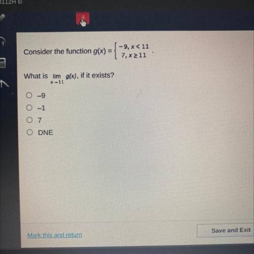 Consider the function g(x)