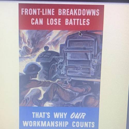 World War II Propaganda Posters

FRONT-LINE BREAKDOWNS
CAN LOSE BATTLES
THAT'S WHY OUR
WORKMANSHIP