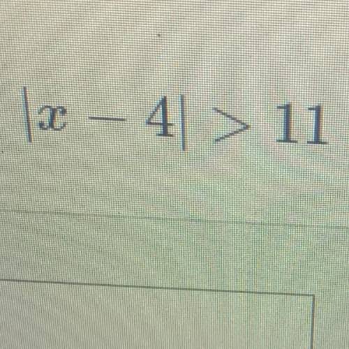 Solve the following inequality algebraically