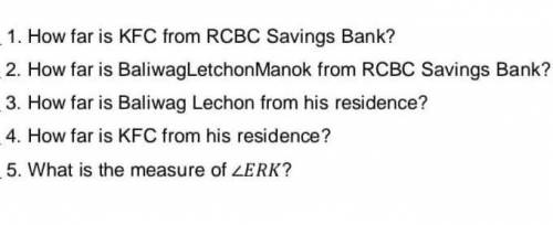 1. How far is KFC from RCBC Savings Bank? 2. How far is BaliwagLetchon Manok from RCBC Savings Bank