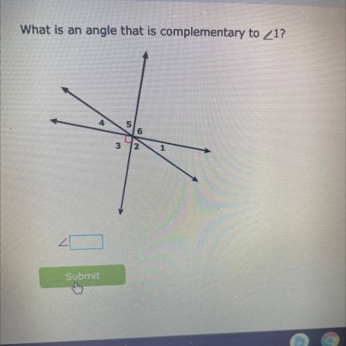 What is an angle that is complementary to _1?