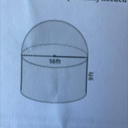 Help please

A storage container consists of a cylinder completely filled with water and
topped wi