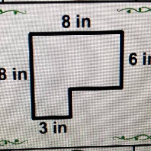Find the area of this shape