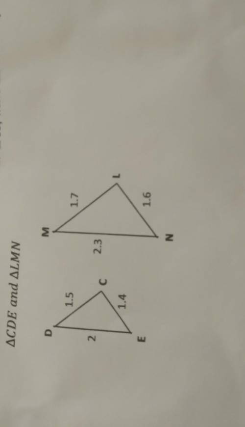 1. solve the proportions

2r. r-5- = - 3. 42. determine if polygons are similar. if so, write the