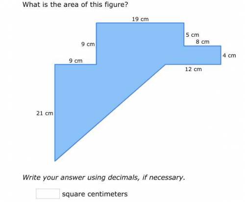 What is the area of this figure? Write your answer using decimals,