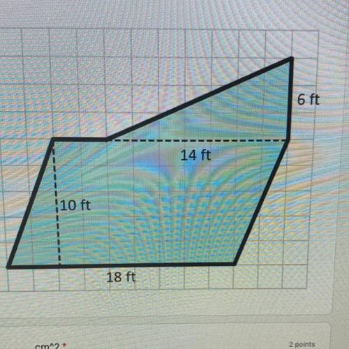 what's the area of this shape? i need to hand it in by tomorrow 7:00 AM EST time. please show the w