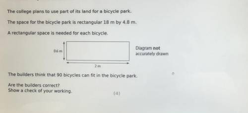 The college plans to use part of its land for a bicycle park.

 
The space for the bicycle park is