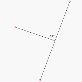What is the measurement of the missing angle